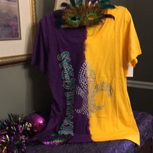 XL Mardi Gras t-shirt NEW